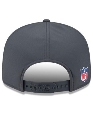 Men's Charcoal Cleveland Browns 2025 Sideline Cold Weather Split Panel 9FIFTY Snapback Hat