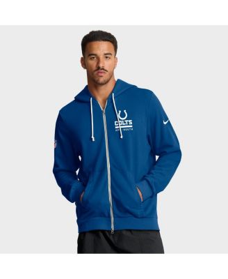 Nike - Men's Royal Indianapolis Colts Sideline Standard Issue Utility Player Dri-FIT Full-Zip Hoodie