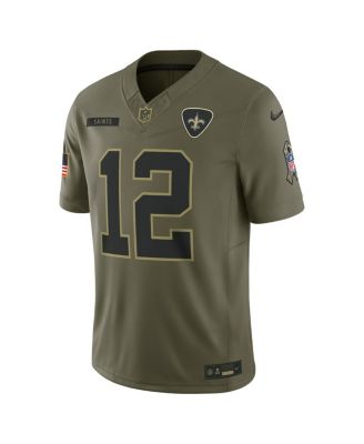 Men's Chris Olave Olive New Orleans Saints 2025 Salute to Service Limited Jersey