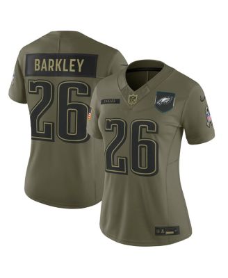 Nike - Women's Saquon Barkley Olive Philadelphia Eagles 2025 Salute to Service Limited Jersey