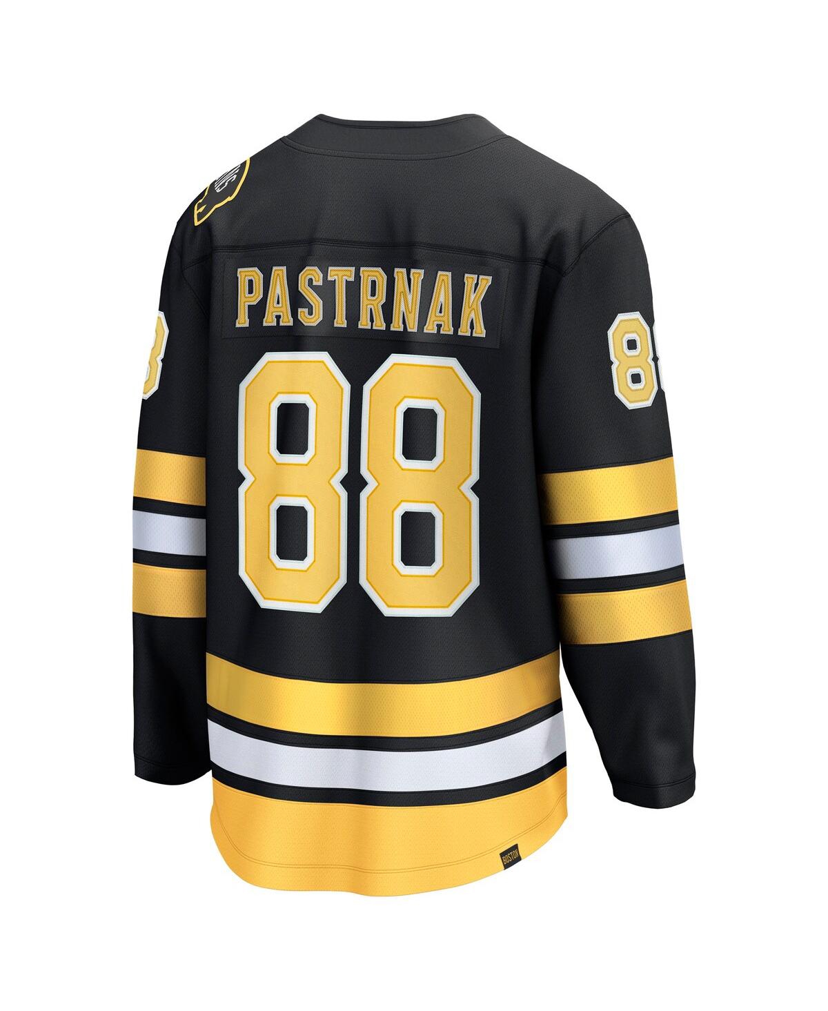 Fanatics Men's David Pasternak Black Boston Bruins Home Breakaway Player Jersey