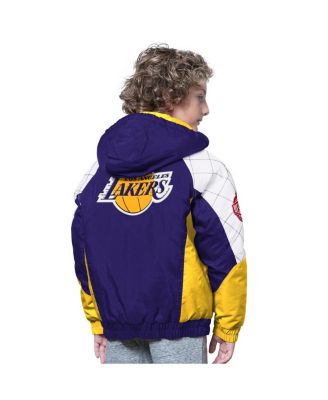 Big Boys and Girls Purple/Gold Los Angeles Lakers All Time Pro Jr. Full-Zip Hoodie Jacket