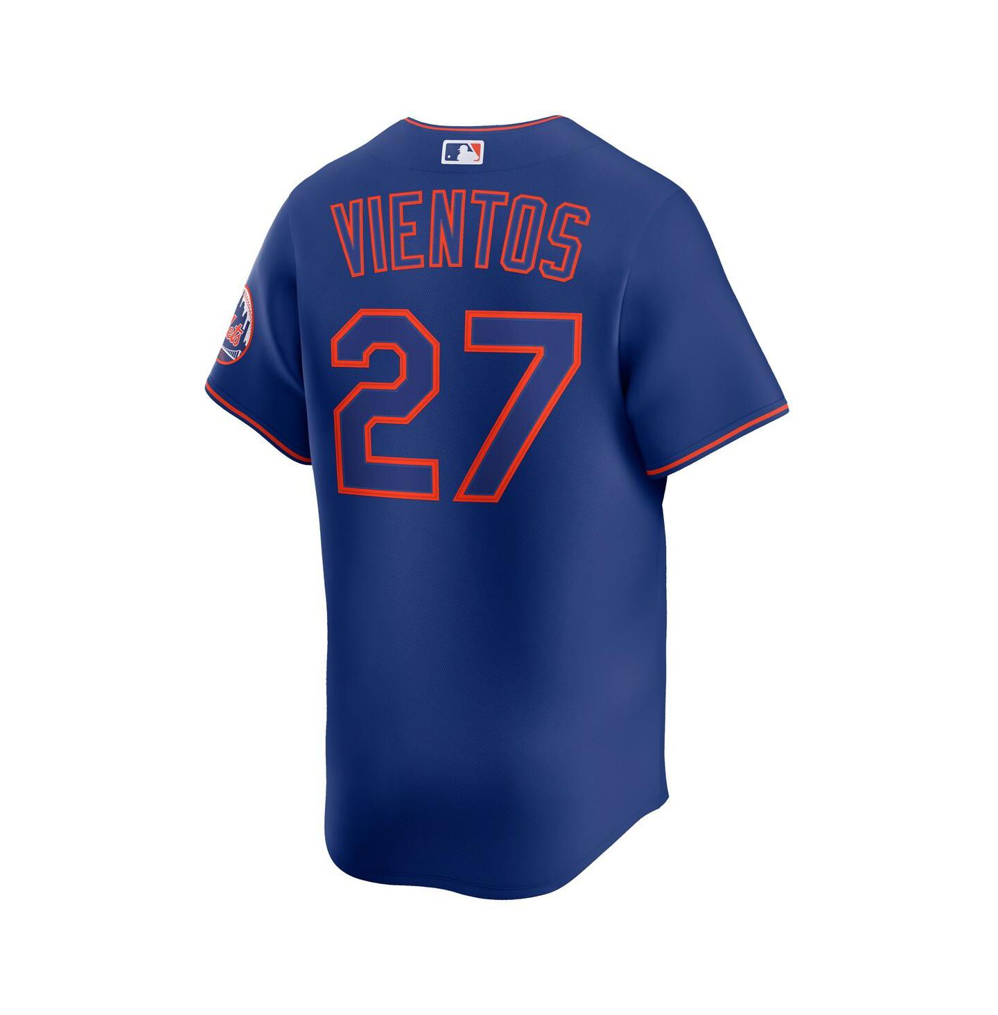 Мужской топ Nike Mark Vientos Royal New York Mets Alternate Limited Player Jersey — фото 3