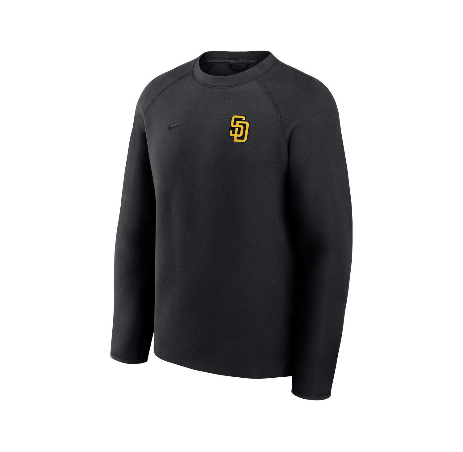 Men's Black San Diego Padres Tech Fleece Raglan Sweatshirt