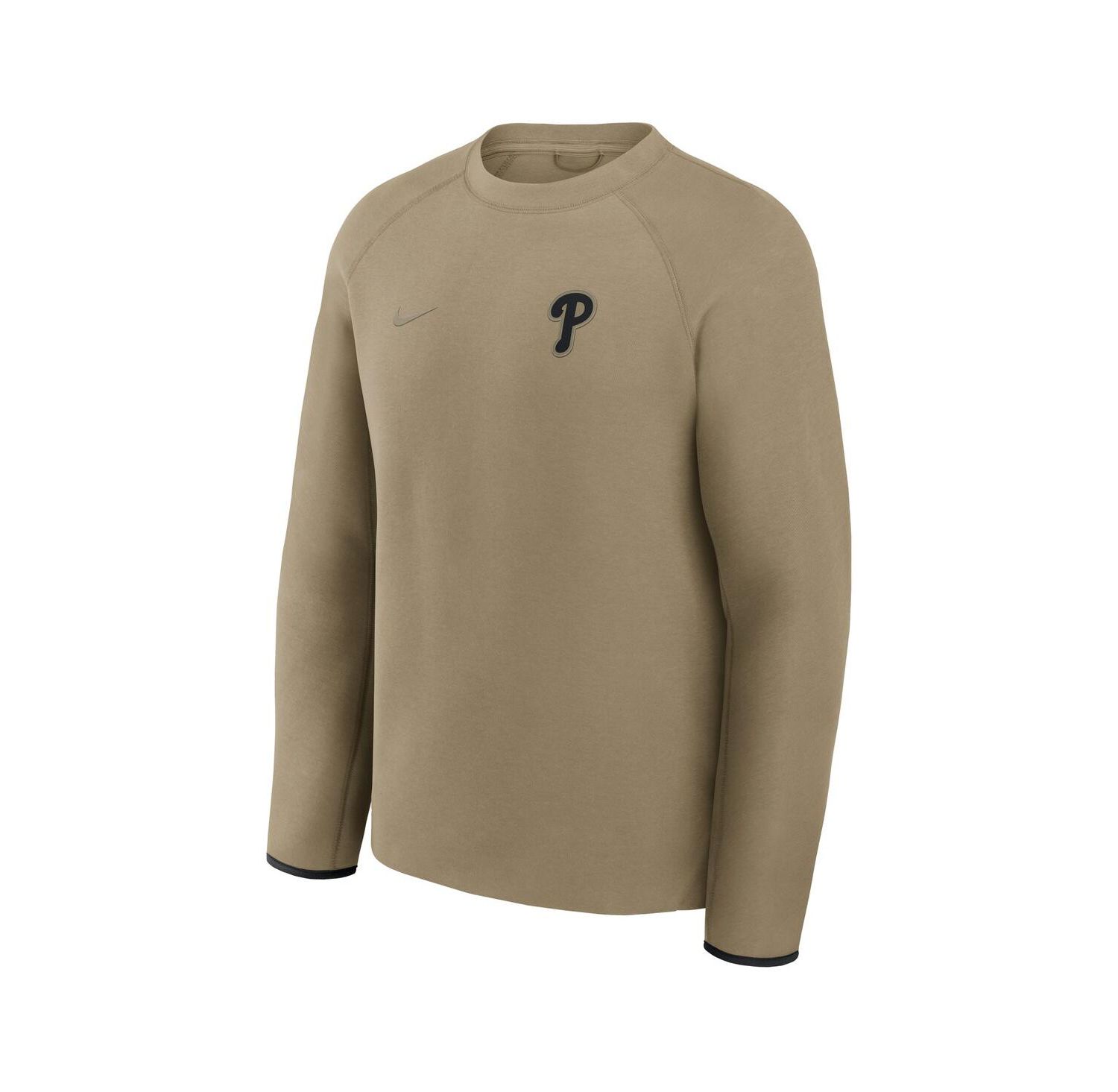 Men's Olive Philadelphia Phillies Tech Fleece Raglan Sweatshirt