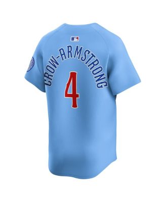Men's Pete Crow-Armstrong Light Blue Chicago Cubs Alternate Limited Player Jersey