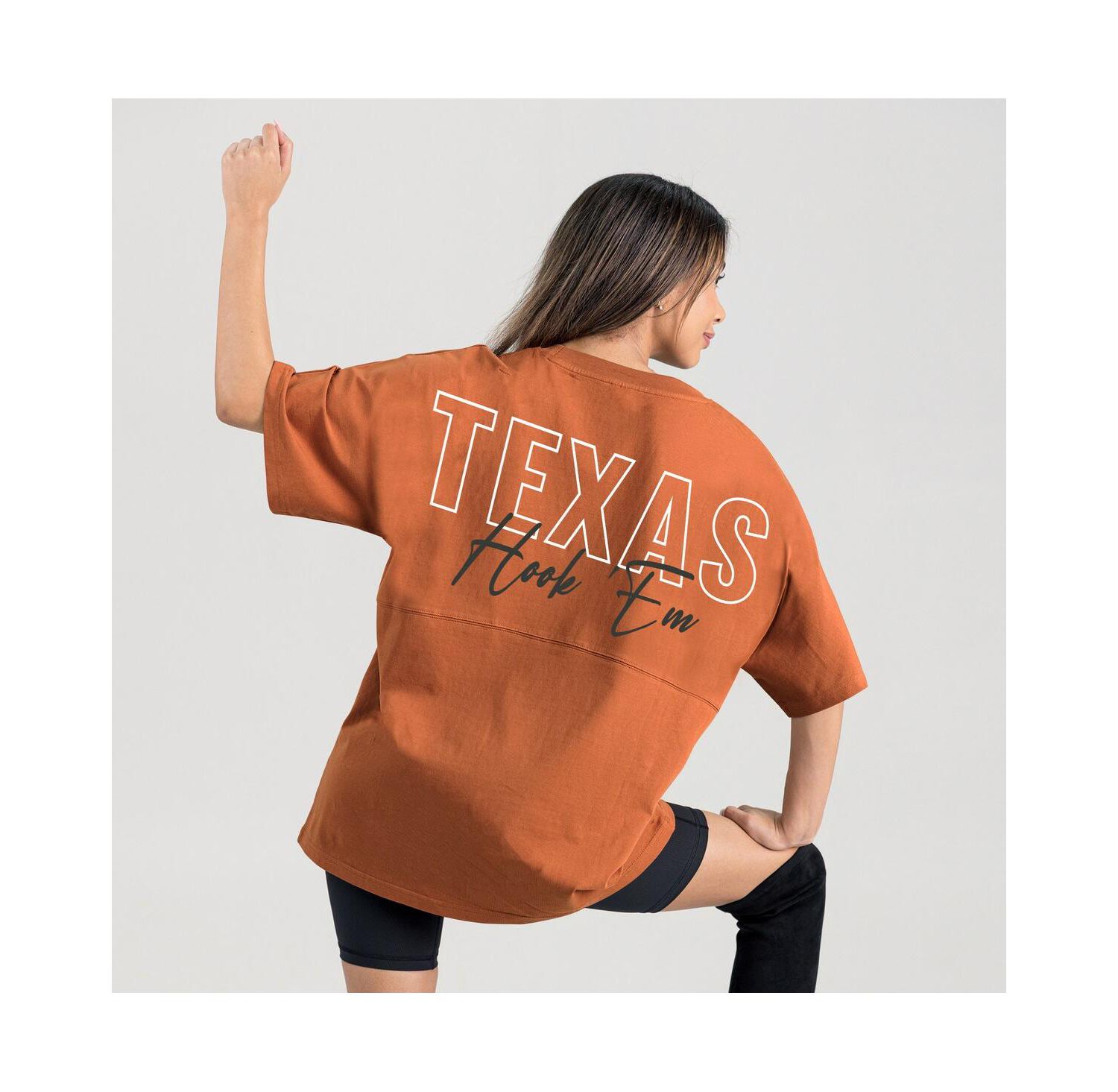 Women's Texas Orange Texas Longhorns Oversized Back at Ya T-Shirt