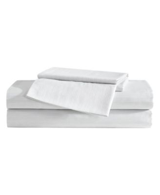 Printed Sateen 300-Thread Count Cotton 4-Pc. Sheet Set, Queen