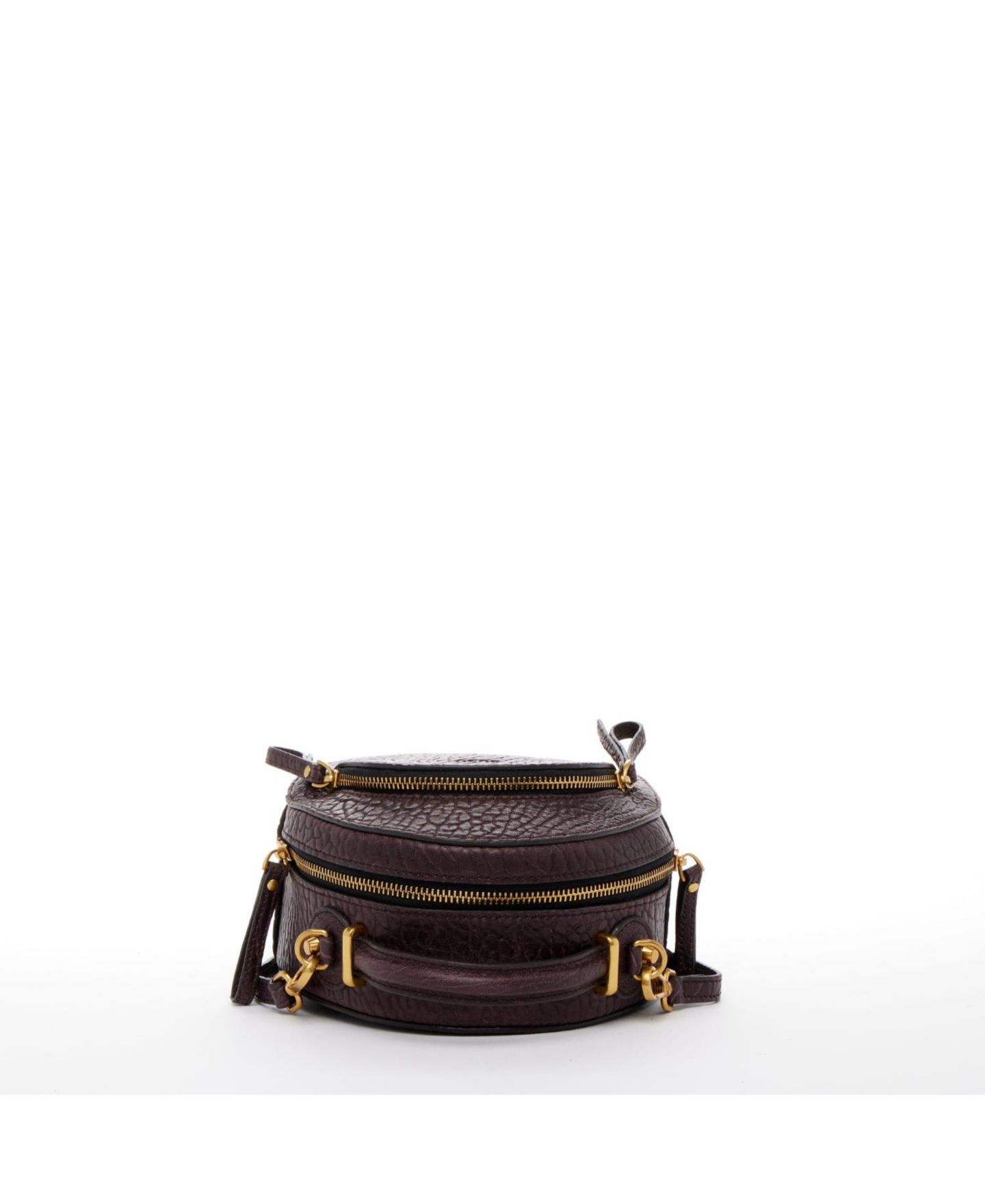 Рюкзак SUSU Mini Leather Purse Convertible Crossbody Bag, цвет: Красное дерево / Шоколадный коричневый — фото 4