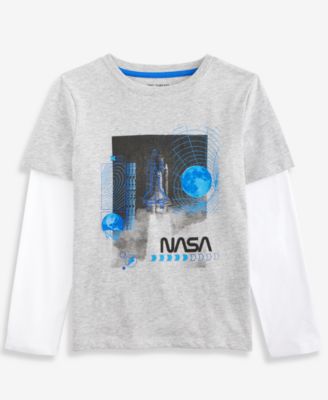 Epic Threads - Boys 5-20 NASA Layered-Look T-Shirt