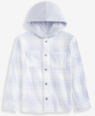 Epic Threads - Boys 5-20 Knit Flannel Hoodie
