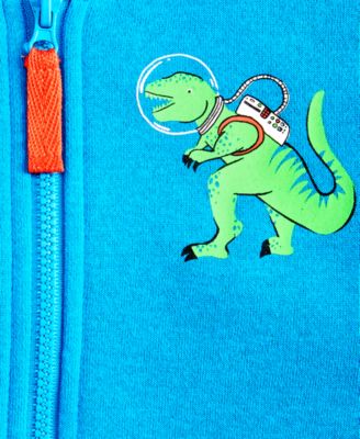 Boys Toddler 2T-4T Space Dino Full-Zip Hoodie, Macy's Exclusive