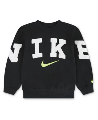 Nike - Boys 2T-7 Club Chenille Fleece Crewneck Sweatshirt