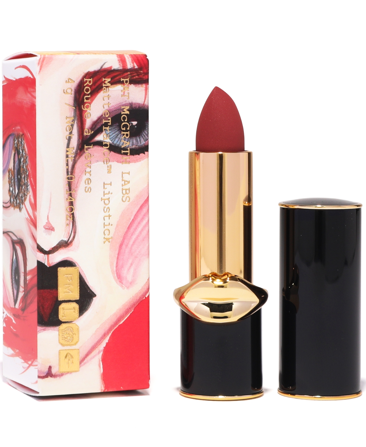 Pat Mcgrath Labs P Mattetrance Lipstick, 0.14 Oz. In Brown