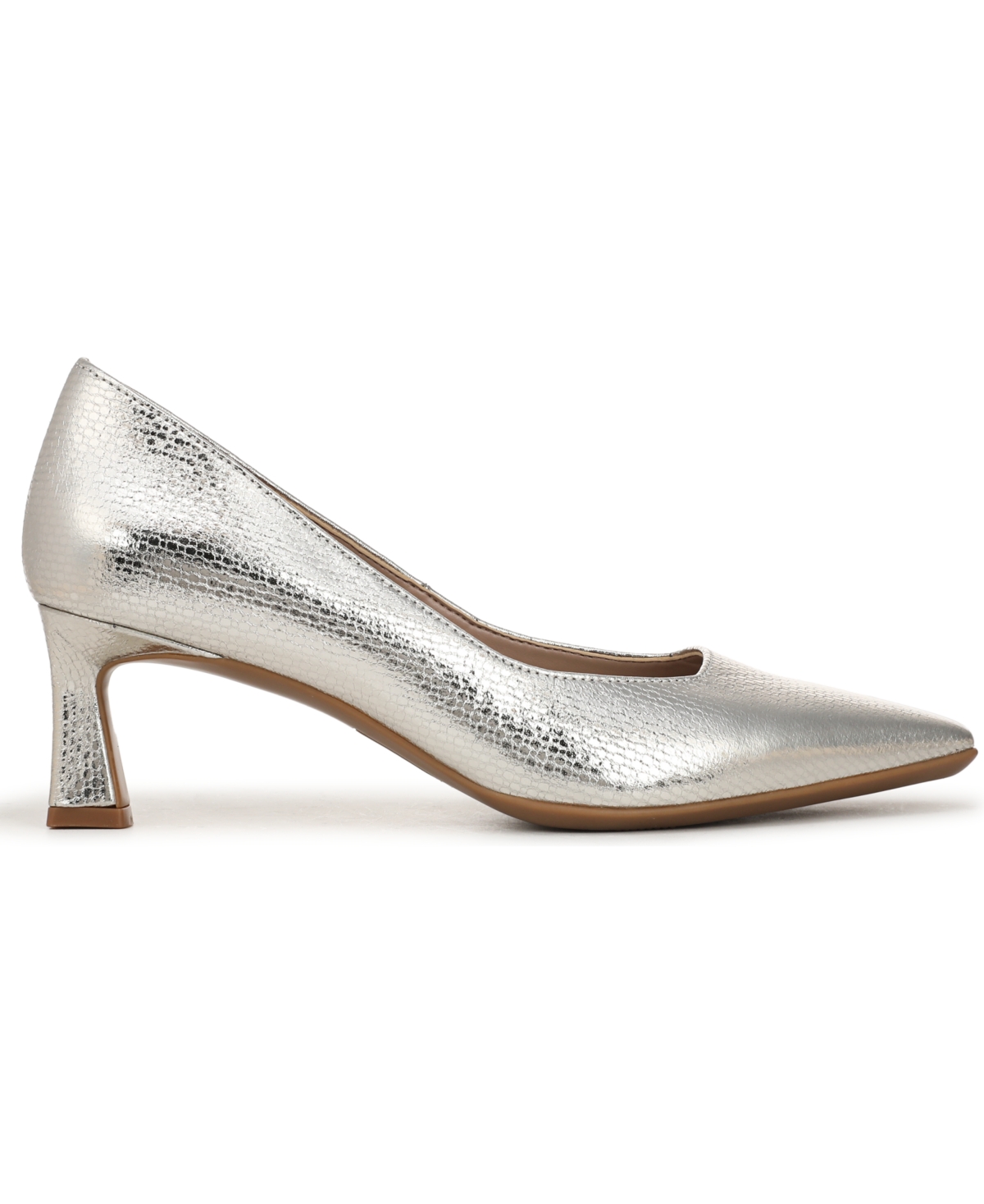 Naturalizer Women's Tylan Point Toe Pump Shoes In Silver