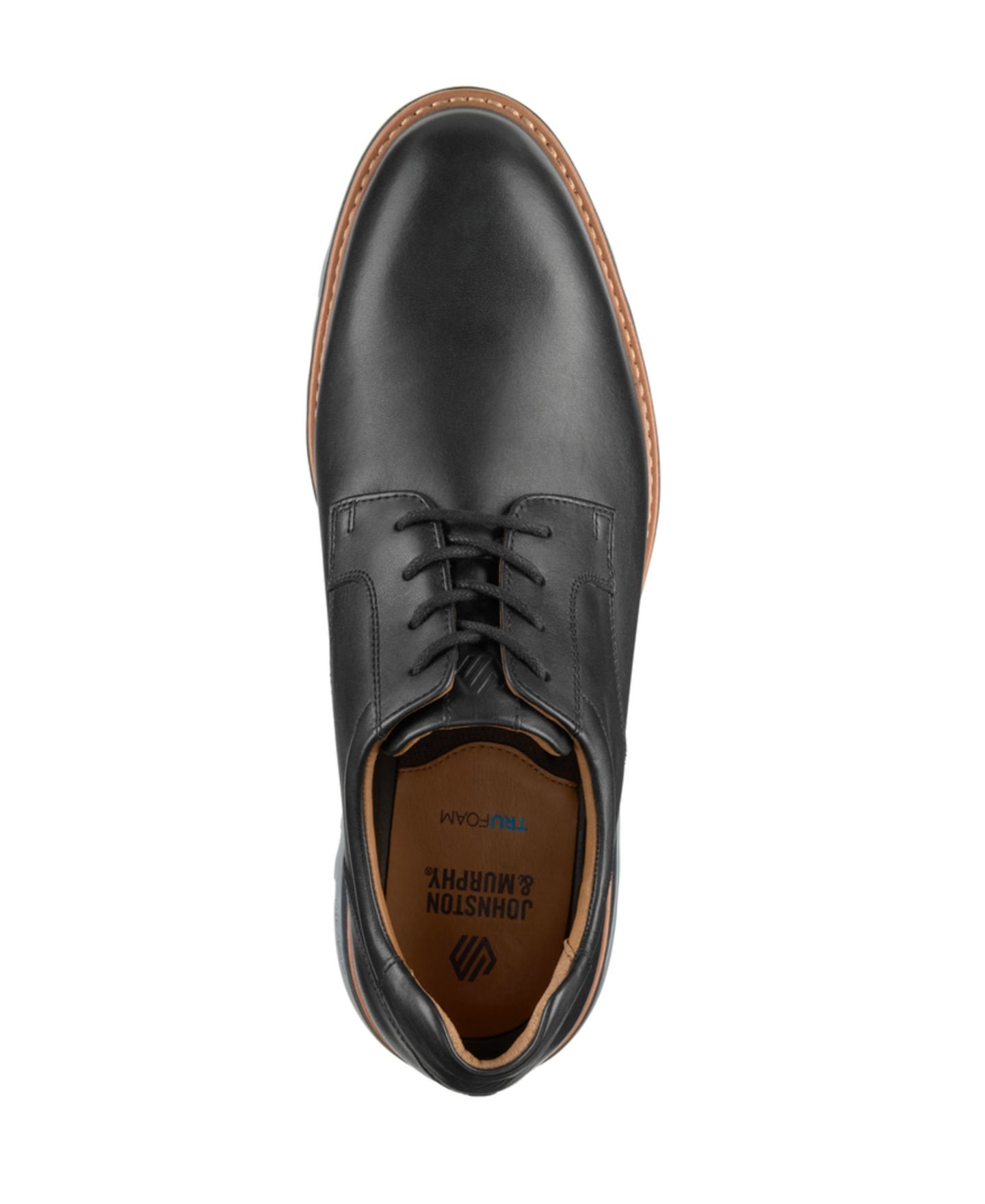 Мужские кроссовки Johnston & Murphy Braxton Plain Round Toe, цвет: Чёрный — фото 4