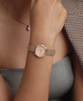 Women's Charing Rose Gold Tone Stainless Steel Bracelet Watch, 28.5mm