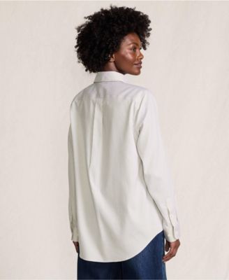 Women's No Iron Pinpoint Relaxed Fit Shirt