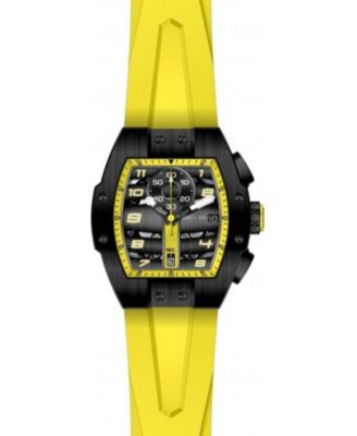Men's 47371 Invicta Racing Quartz Multifunction Black, Yellow Dial Watch