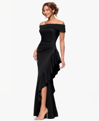 Petite Off The Shoulder Sleeveless Dress