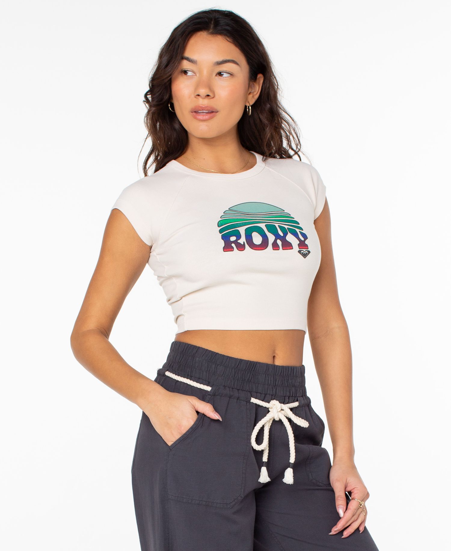 Women's Rising Screen Crewneck Top