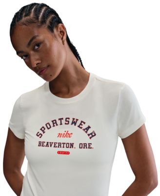 Nike - Women's Phoenix Slim-Fit Short-Sleeve T-Shirt