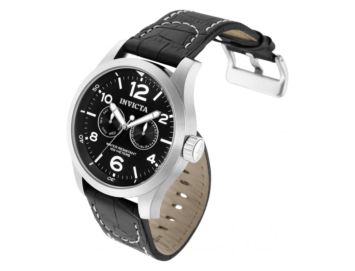 Invicta Men's 0764 I-Force Quartz Multifunction Black Dial Watch