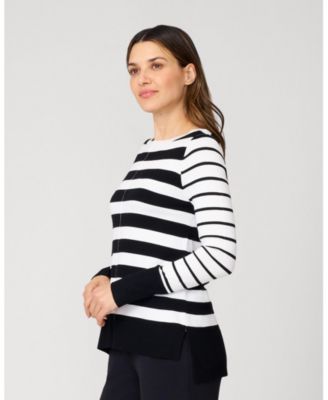 Women's Easy Stripe Tunic Sweater