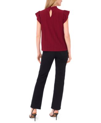 Women's Ruffle Short Sleeve Top