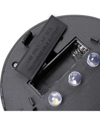 LED Solar Gutter Light Waterproof Outdoor Garden Fence Wall Lights 10 Packs