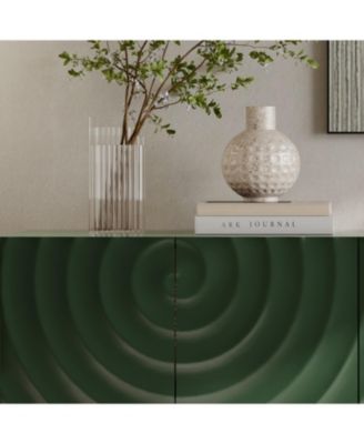 59" Green Mid-Century Modern Sideboard Buffet Cabinet