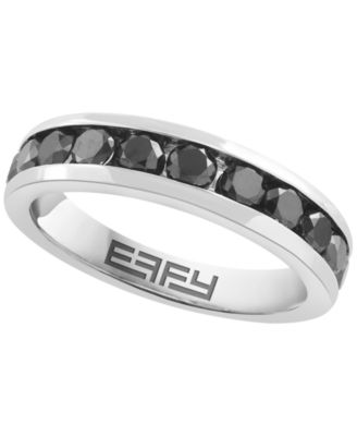 EFFY Collection - Black Diamond Ring (1 ct. t.w.) in 14K White Gold
