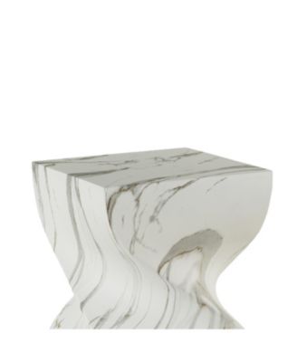 Cement Outdoor Accent Table - Terrazzo Style