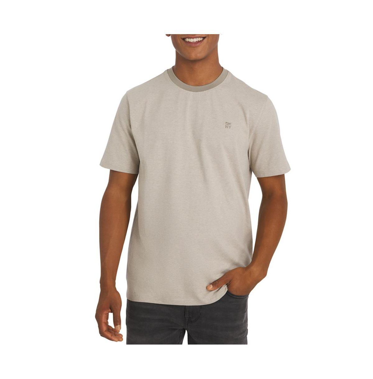 Мужская трикотажная футболка Metropolis из окрашенной пряжи в полоску