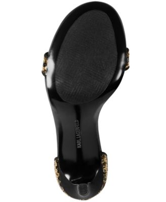 Kenz Logo Sequin Dress Sandals