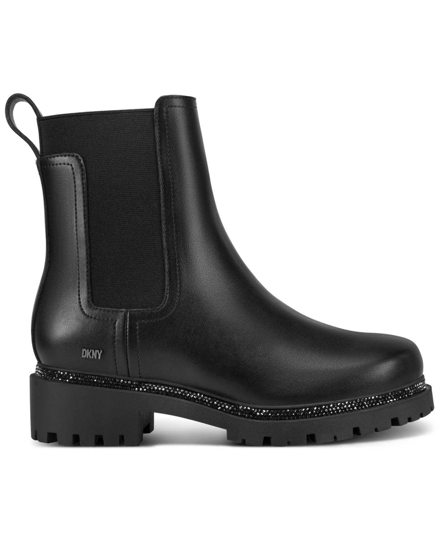 Женские ботинки DKNY Rick Slip-On Chelsea Booties, цвет: Чёрный — фото 2