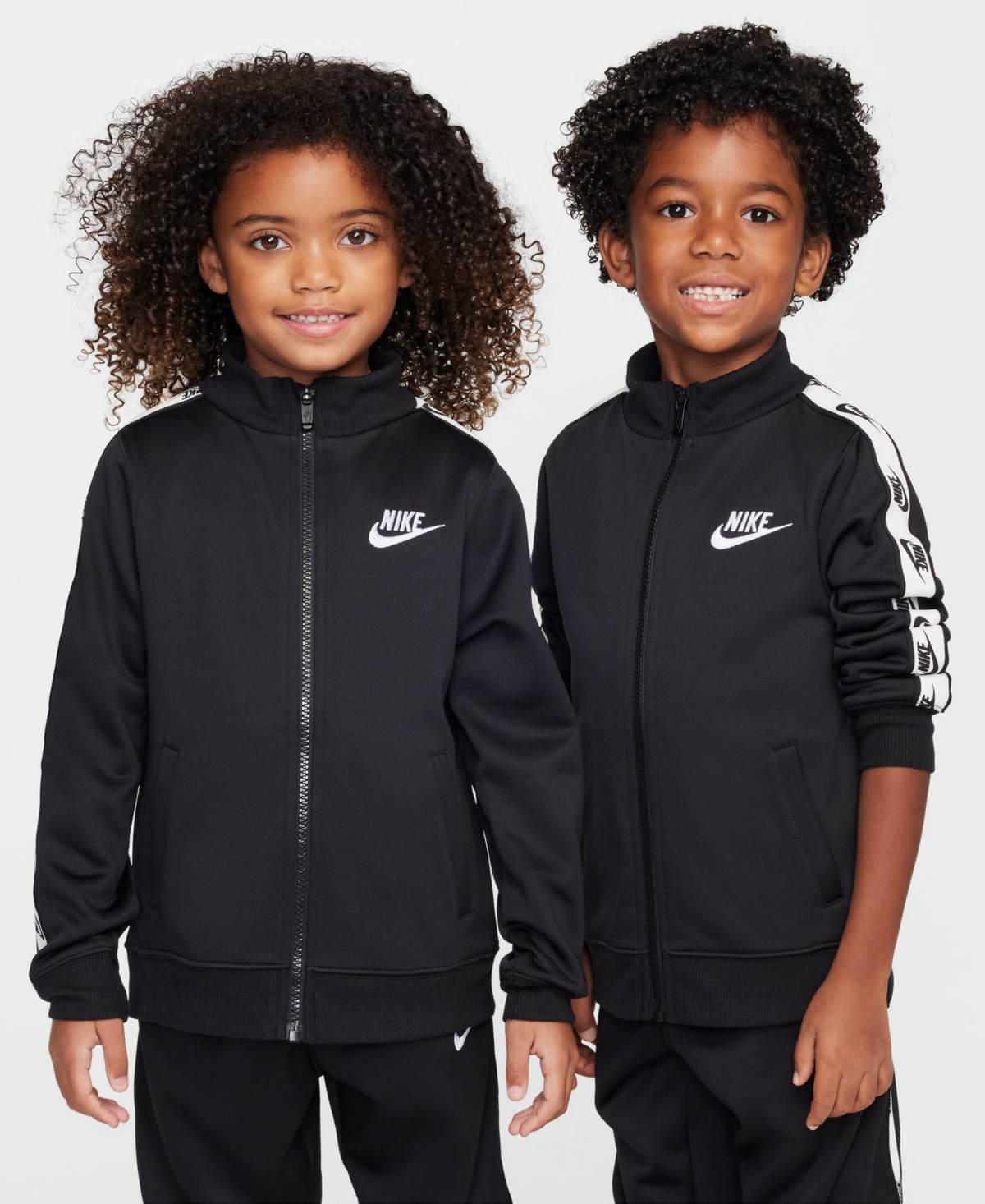 Nike Little Boys Dri-fit Full-Zip with Logo Taping Trim Jacket & Pants, 2-Piece Set