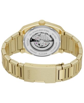 Men's Everett Automatic Gold-Tone Stainless Steel Watch, 42mm