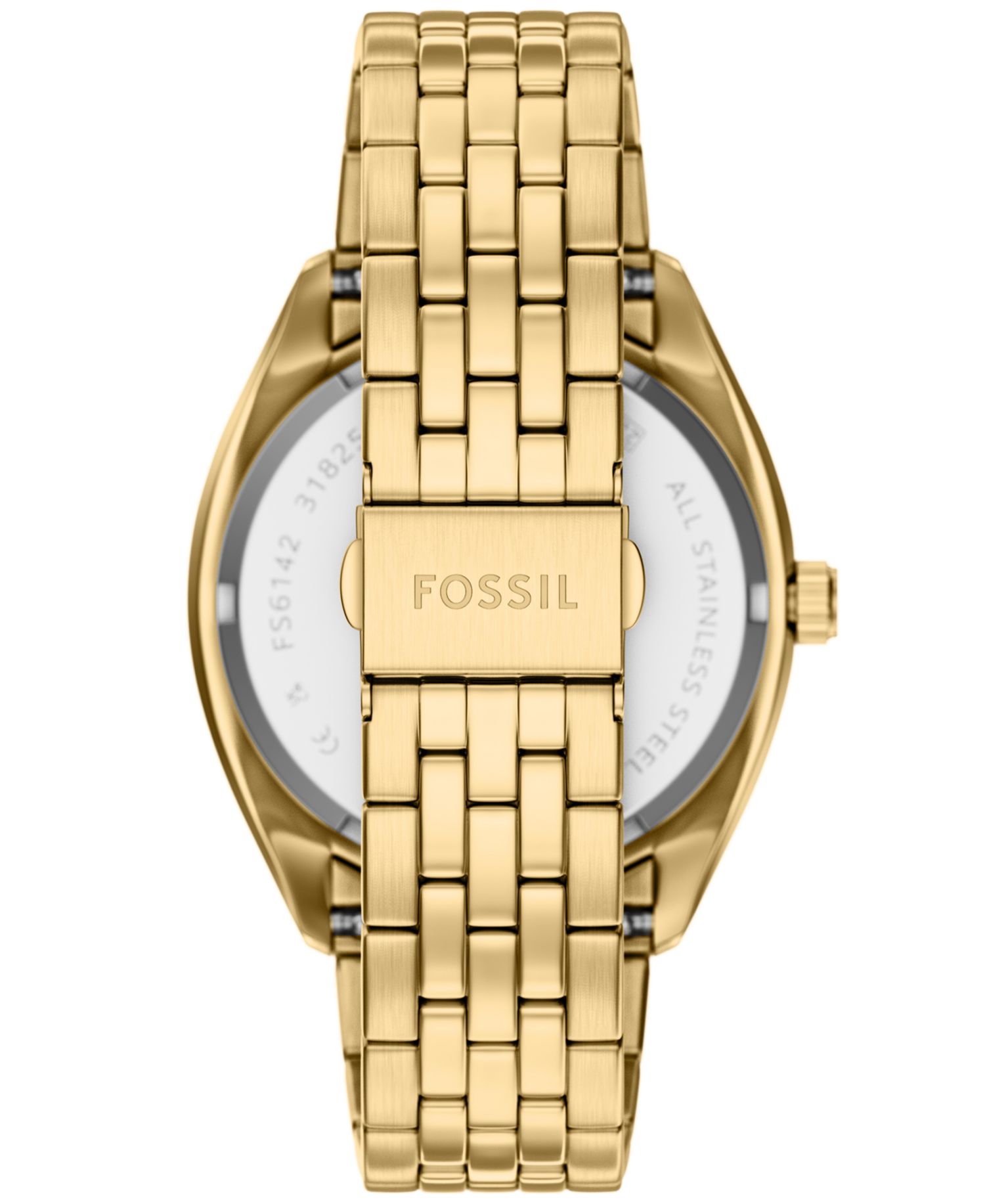 Men's Campbell Three-Hand Day-Date Gold-Tone Stainless Steel Watch, 42mm