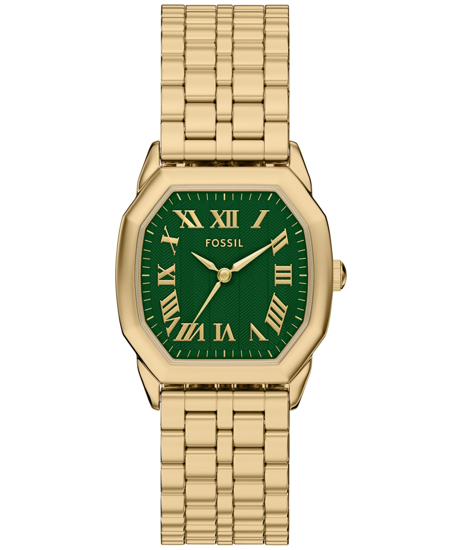 Women's Harlow Three-Hand Gold-Tone Stainless Steel Watch, 32mm