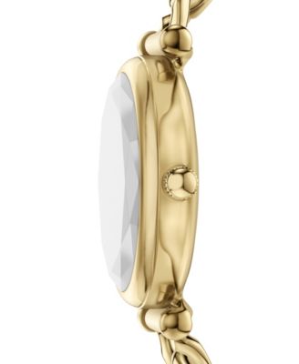 Women's Carlie Three-Hand Gold-Tone Stainless Steel Watch, 28mm