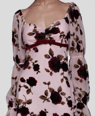 Women's Victorian Sleeve Mini Dress