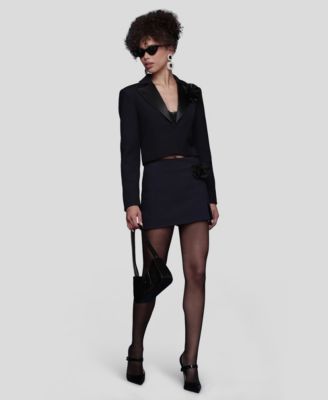 Women's Floral Embellished Mini Skort