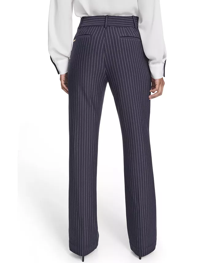 Women's Mid Rise Striped Sutton Trouser - thumbnail 3