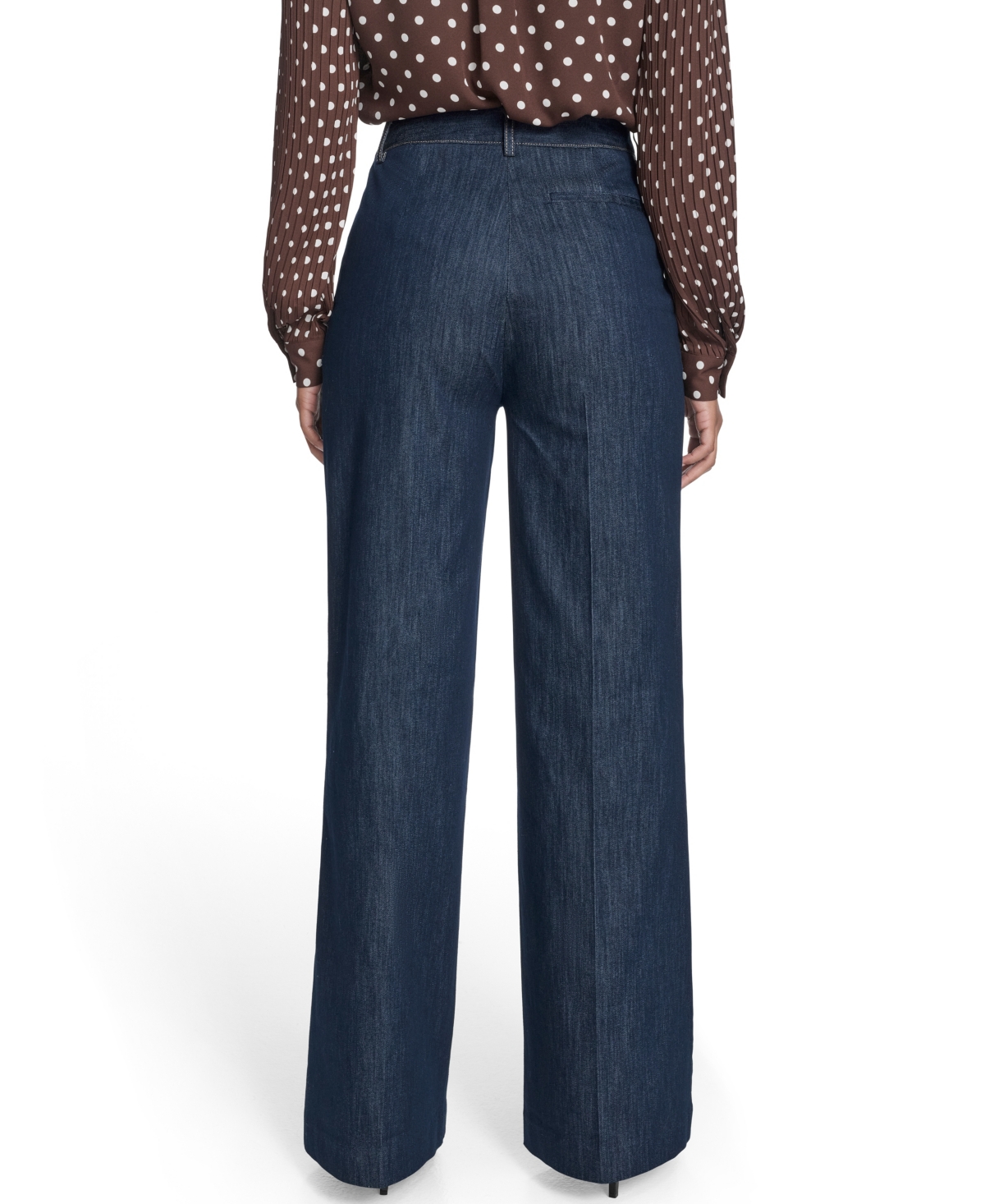 Tommy Hilfiger Women's High Rise Denim Sailor Pants