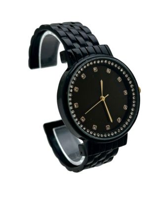 Black Boyfriend Style Bangle Women Watch