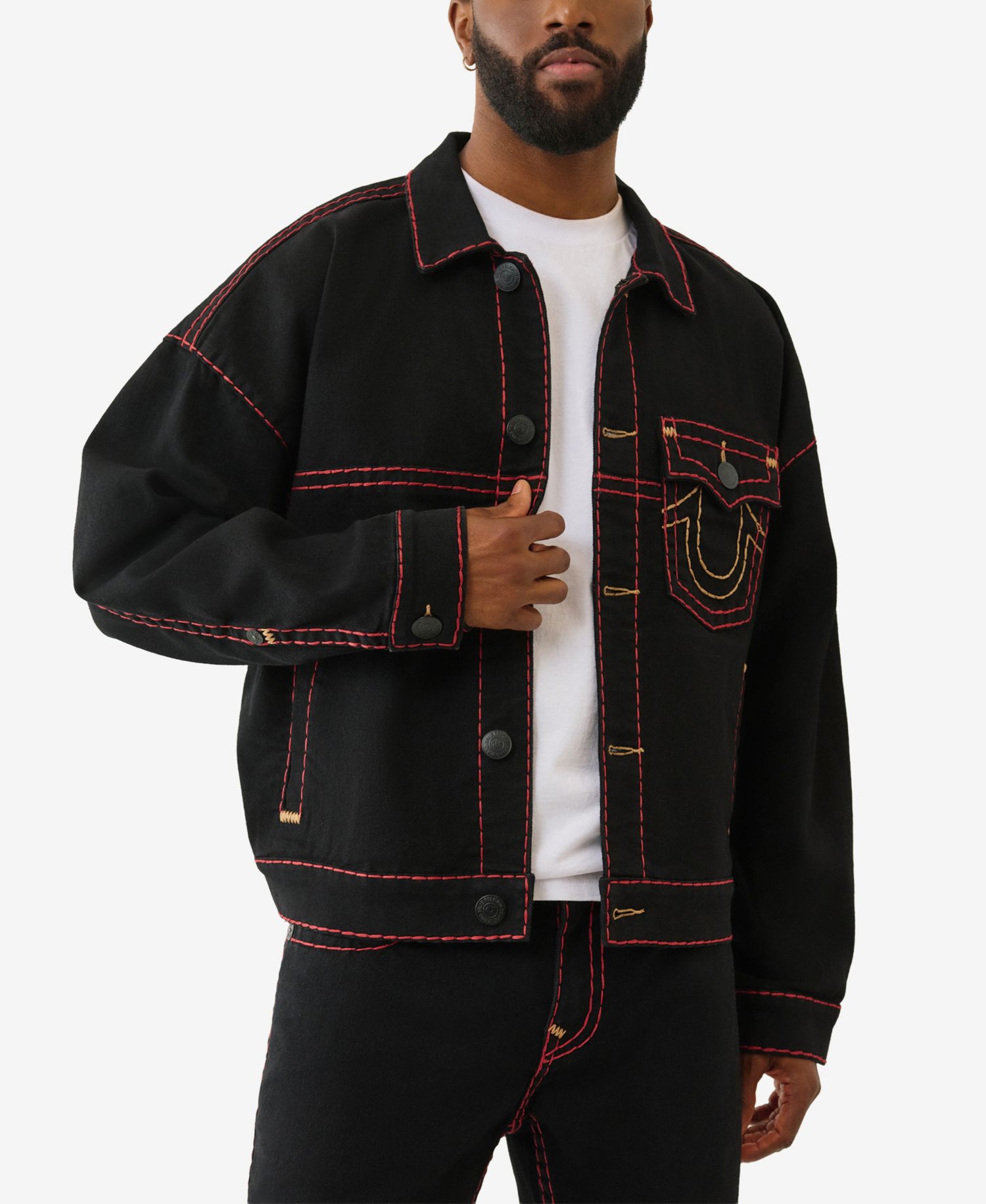 Men's Super T Boxy Crop Denim Jacket