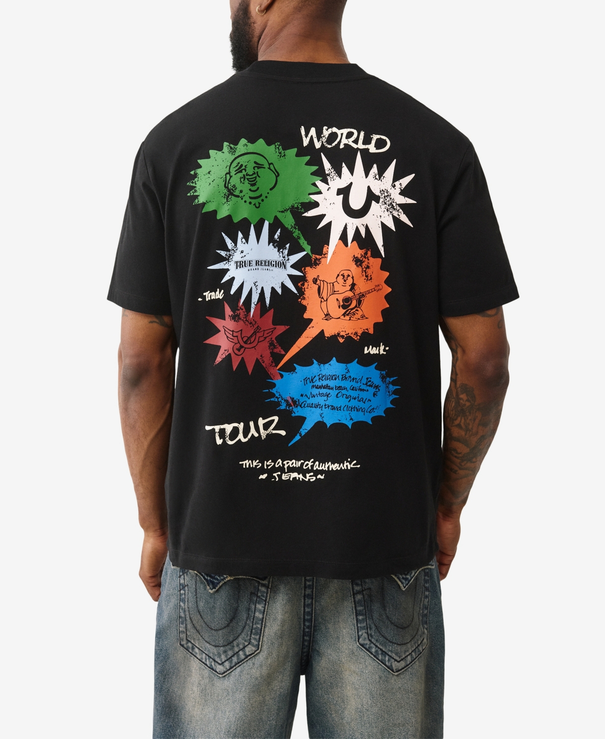 True Religion Men's Short-Sleeve T-Shirt