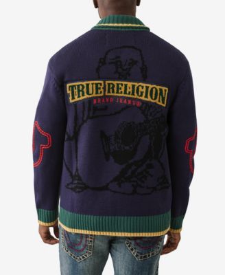 Men's Patch Logo Cardigan