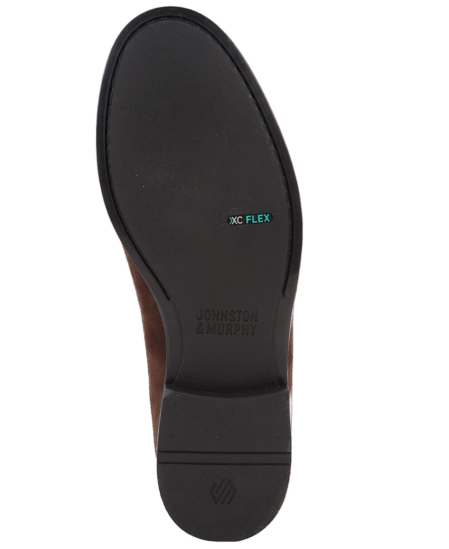 Мужские туфли Johnston & Murphy Harrison Penny Slip-On Round Toe, цвет: Коньячный кожаный — фото 5